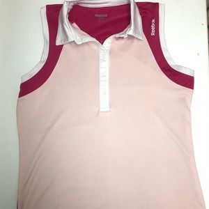 Reebok Small Pink Comfy Workout Top